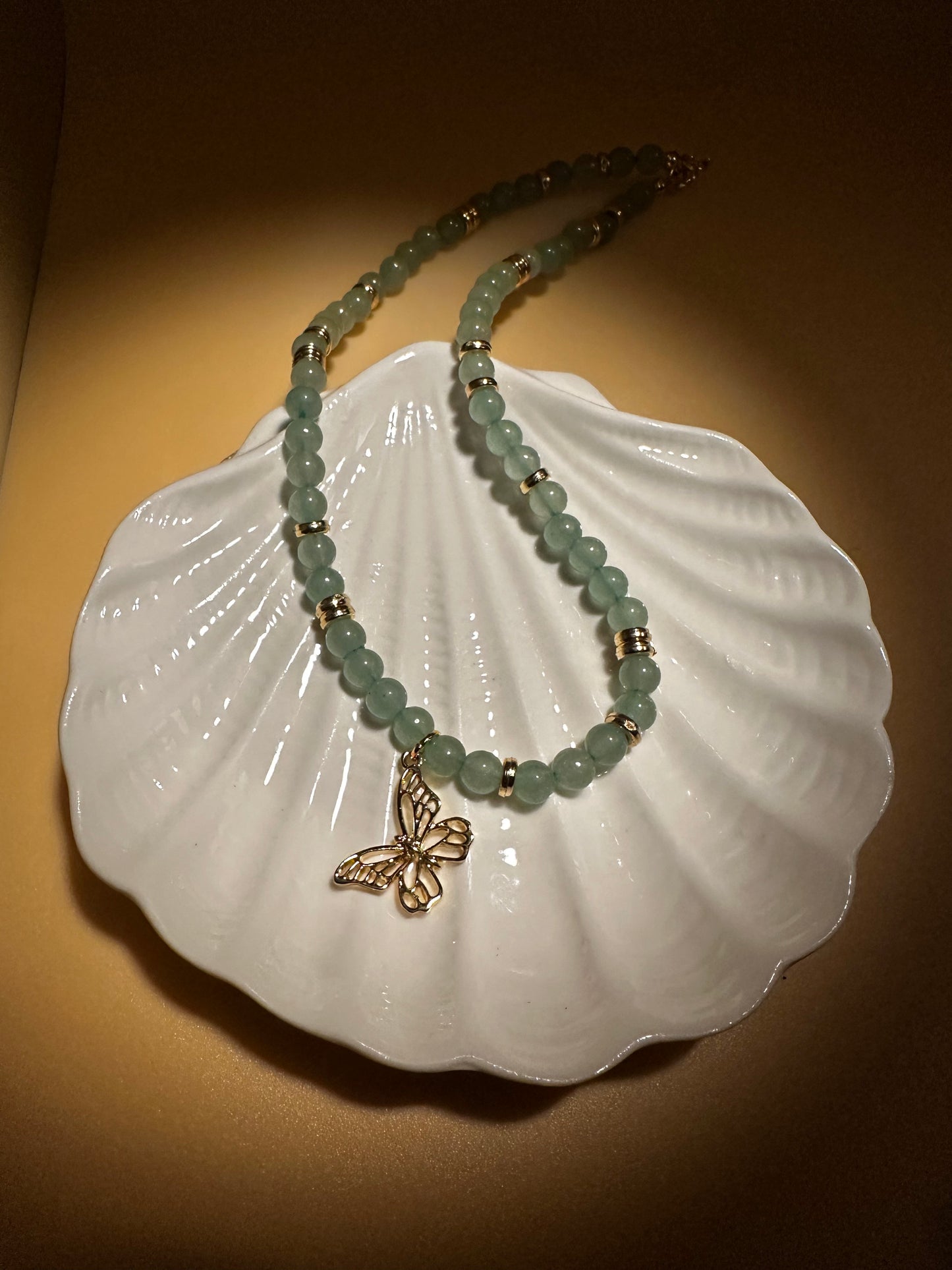 Emerald Wings Necklace