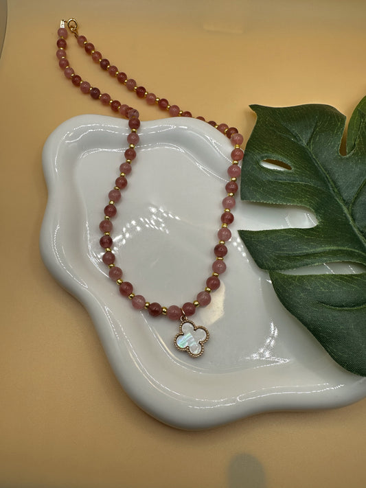 Rosy Skimmers Necklace