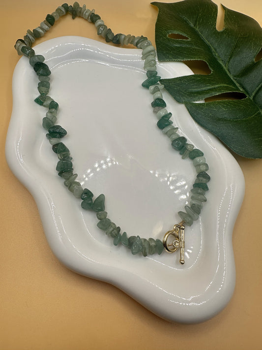 Emerald Twist Necklace
