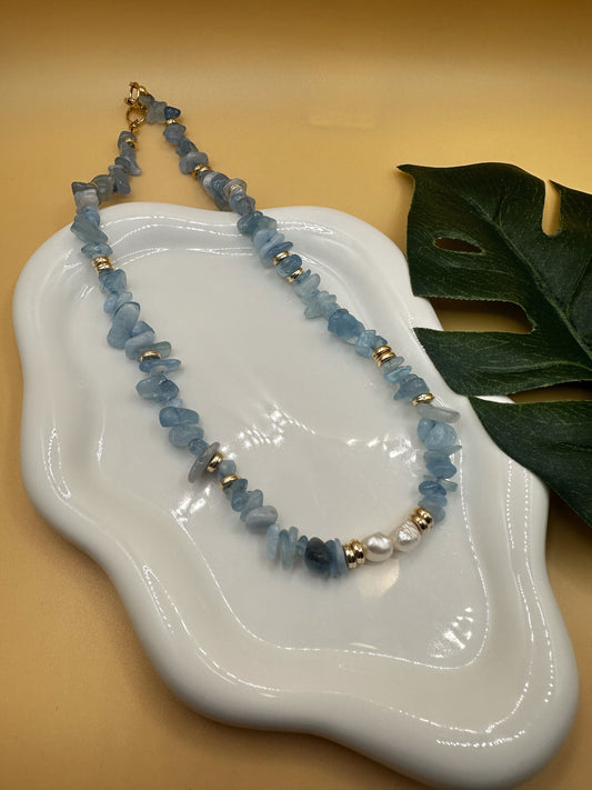 Blue Skimmers Necklace