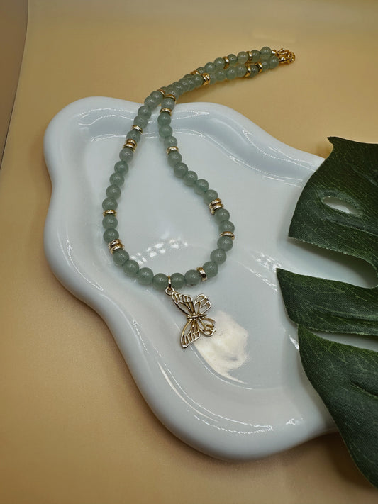 Emerald Wings Necklace