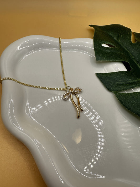Whimsy Bow Necklace