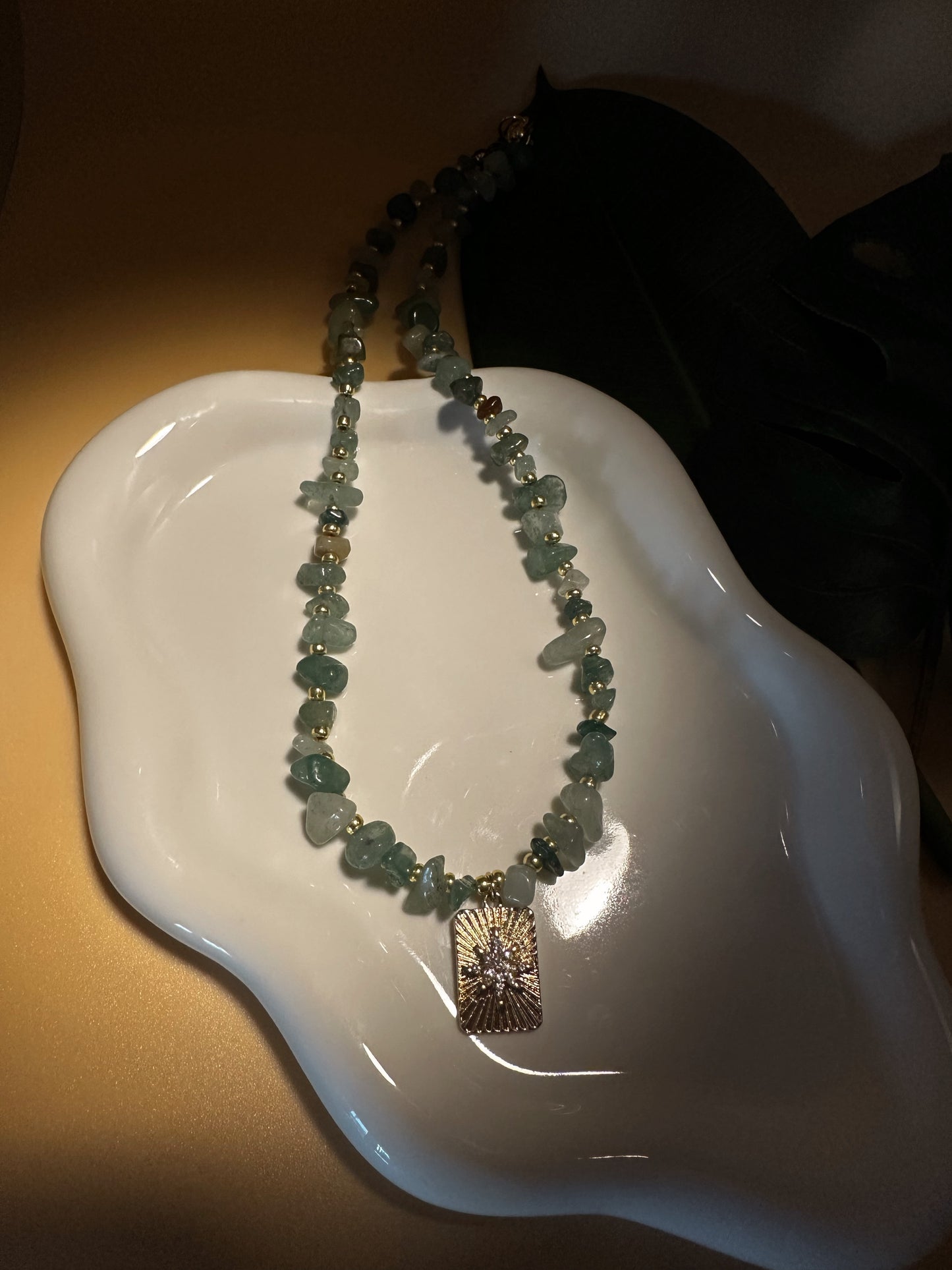 Golden Earth Necklace
